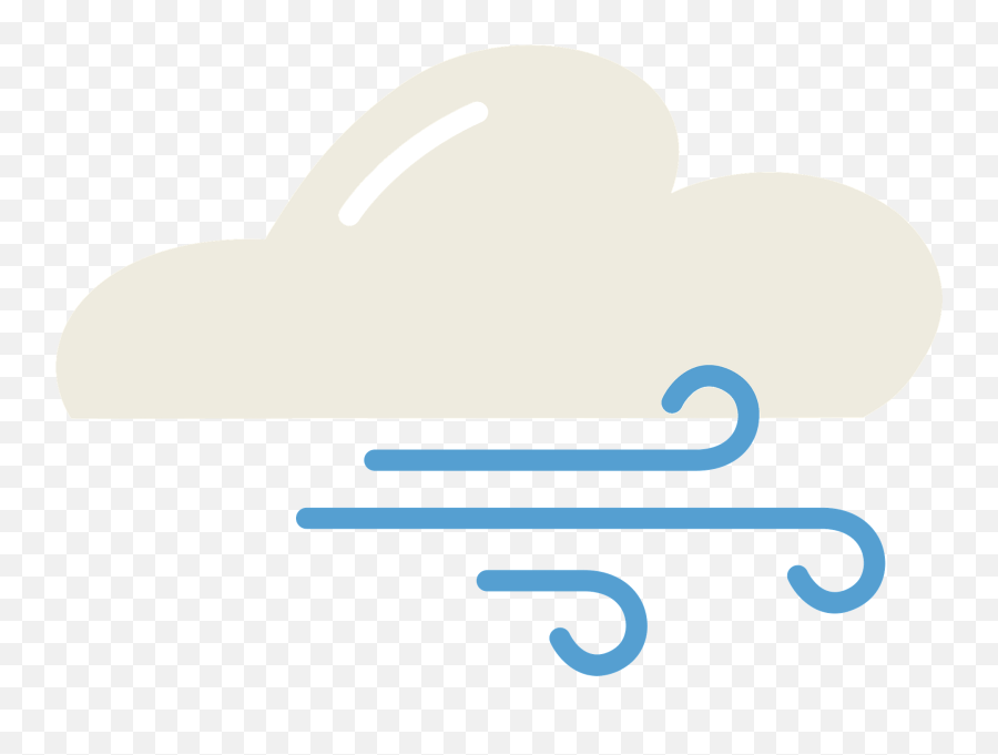 Wind Clipart - Horizontal Emoji,Wind Blowing Emoji