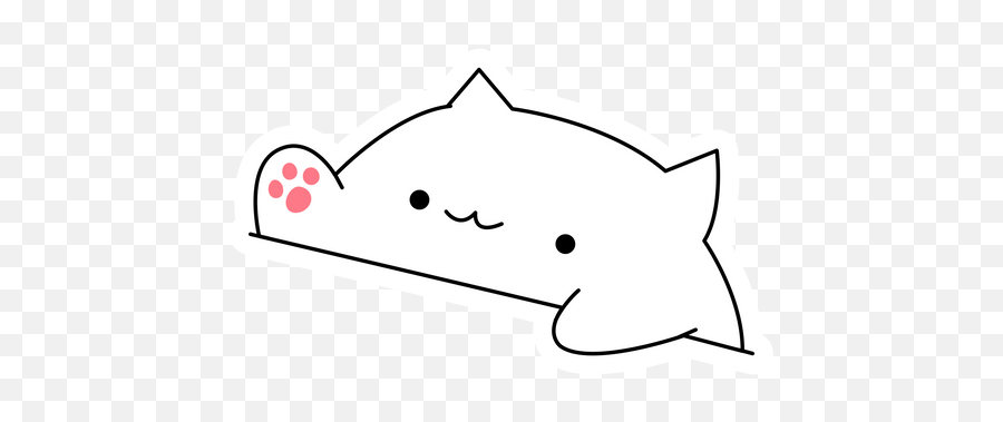 Bongo Cat Sticker - Cat Sticker Bongo Cat Emoji,Nyan Cat Emoji Google Chat