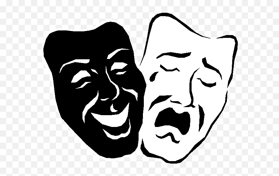 Free Drama Mask Png Download Free Clip Art Free Clip Art - Happy Emoji,Comedy Tragedy Emoji