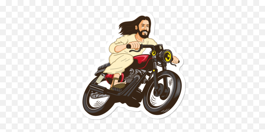 Best Motorcycle Stickers Design By Humans - Stickers On Motorcycles Emoji,Motorcycle Emoticon