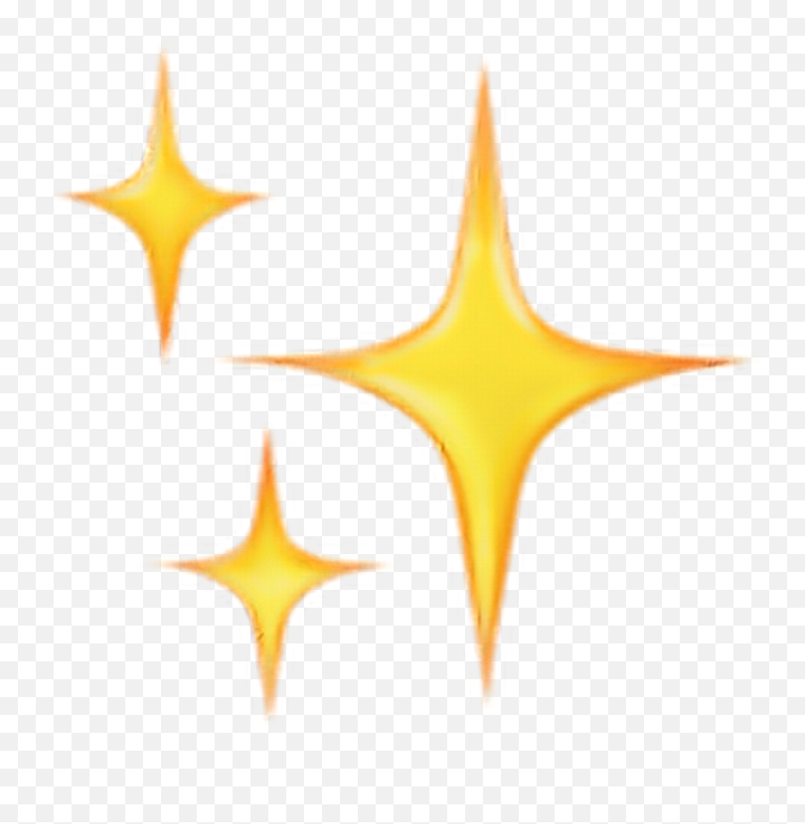 Emoji Sparkles Clipart - Apple Sparkle Emoji Transparent,Gold Emoji
