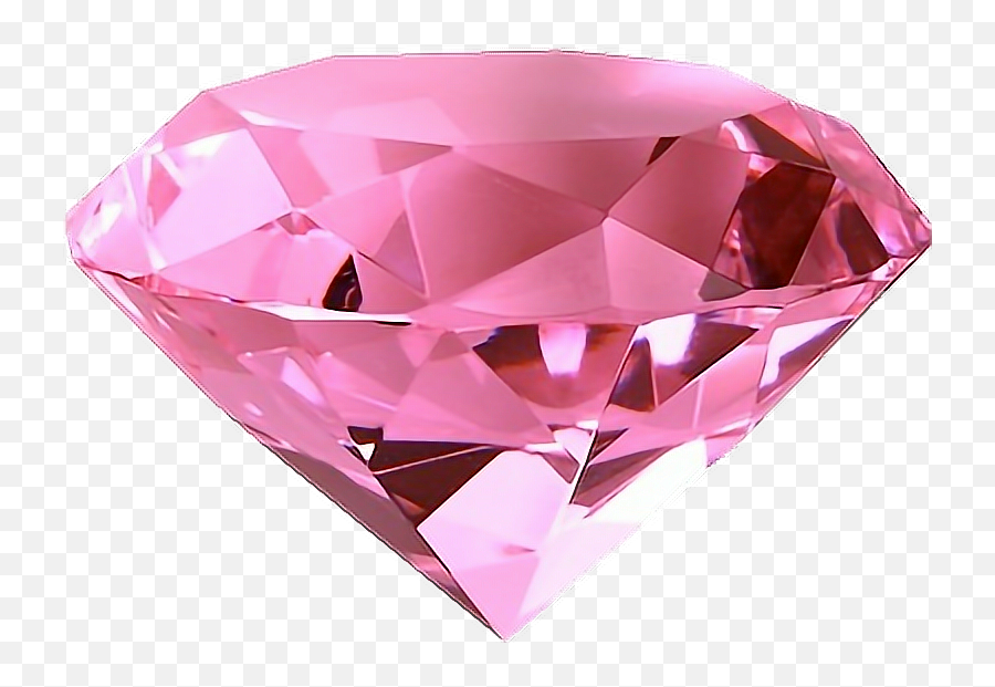 Pink Diamond Stone Gem Jewelry Sticker - Pink Diamond Png Emoji,Pink Diamond Emoji
