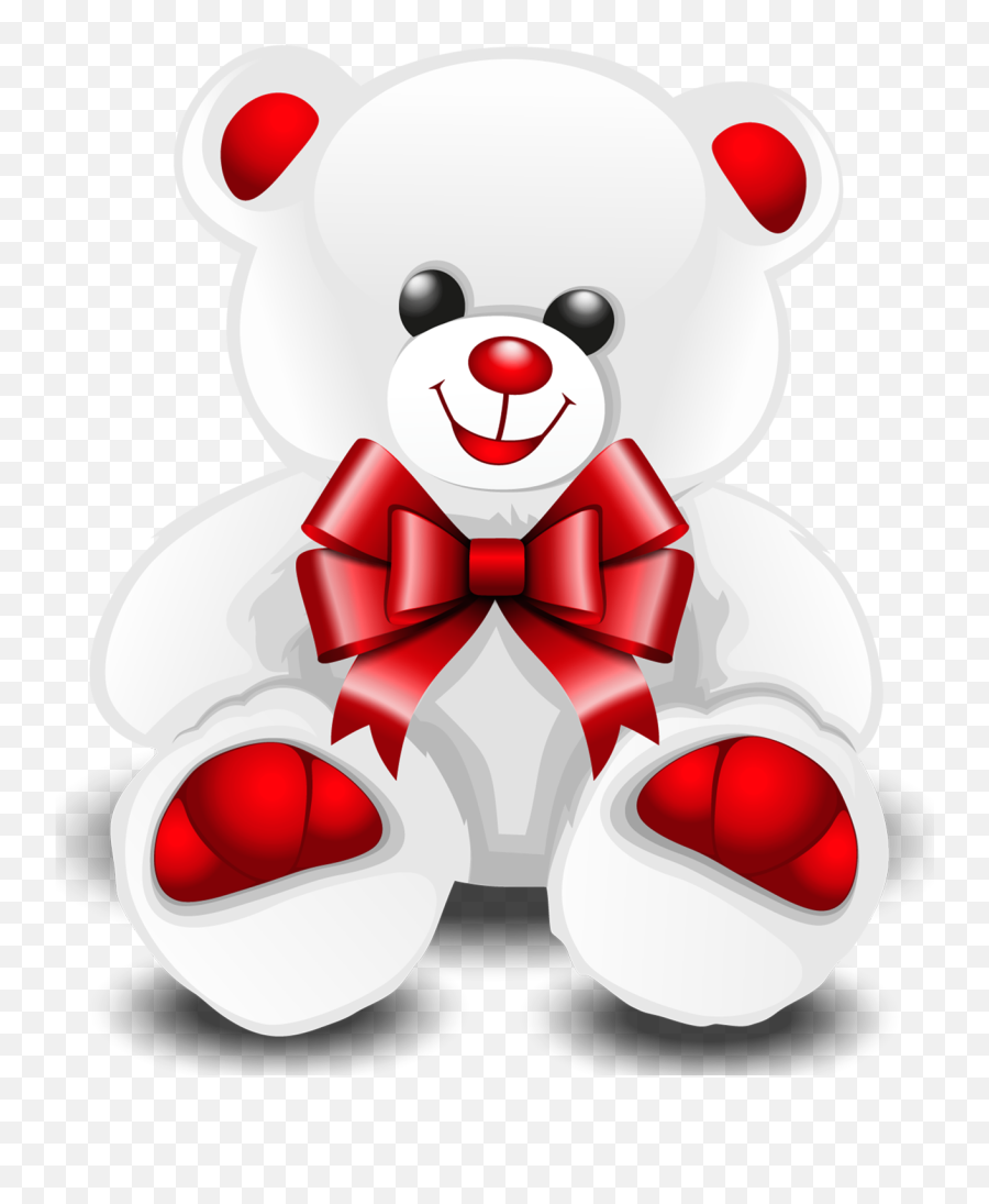 Red Teddy Bear Clipart - Valentines Day Images Png Emoji,Gummy Bear Emoji