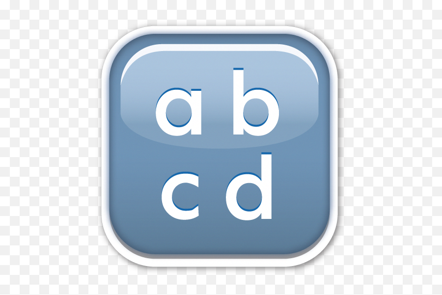 Input Symbol For Latin Small Letters - Sign Emoji,Emoji Input