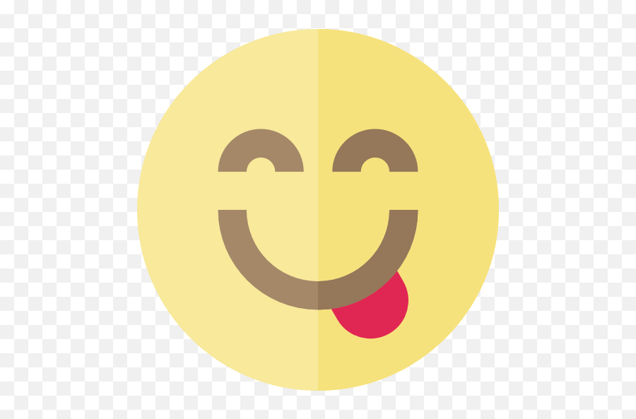 Tongue Emoticons Emoji Feelings - Circle,Tongue Emoji Text