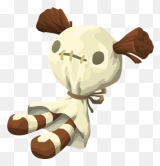 Free Creepy Halloween Vectors - Cartoon Doll Png Emoji