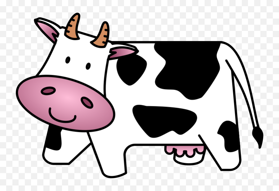 Free Cow Cartoon Images Download Free - Clip Art Cartoon Cow Emoji,Holy Cow Emoji