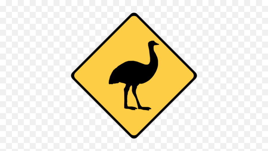 Mcroydon Github - Emu Road Sign Australia Emoji,Tumbleweed Emoji