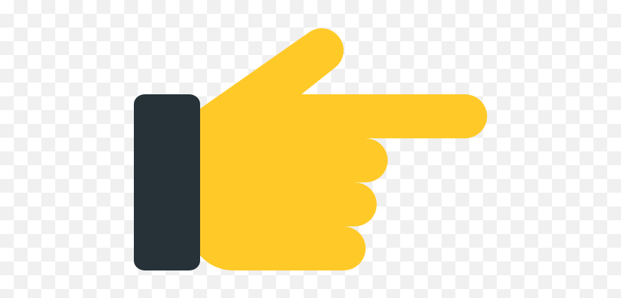 Pointing Right - Point Finger Right Icon Emoji,Hand Pointing Emoticon