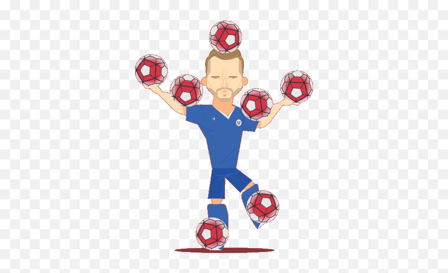 The Leicester City Heroes Who Won The Premier League - Gif Animated Handball Player Emoji,Cartwheel Emoji