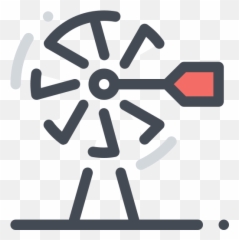 Windmill Farm Icon - Free Download PNG and Vector Clip Art Emoji