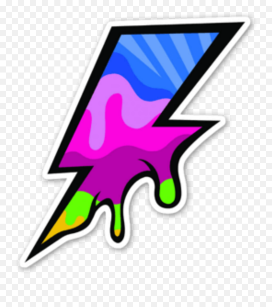 Lightingbolt Emoji - Pop Art Stickers Png,Lighting Bolt Emoji