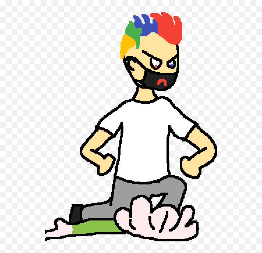 Sam Stomping On Baldis Head Clipart - Cartoon Emoji,Brain Exploding Emoji