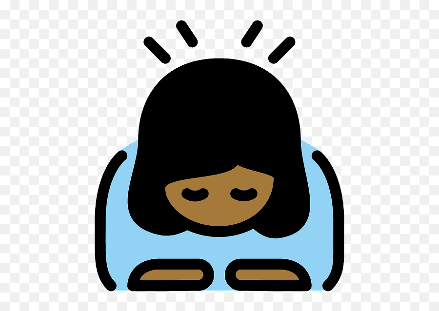 Woman Bowing Emoji Clipart - Bowing Png Download Full Una Persona Haciendo Reverencia Dibujo,Gucci Sign Emoji