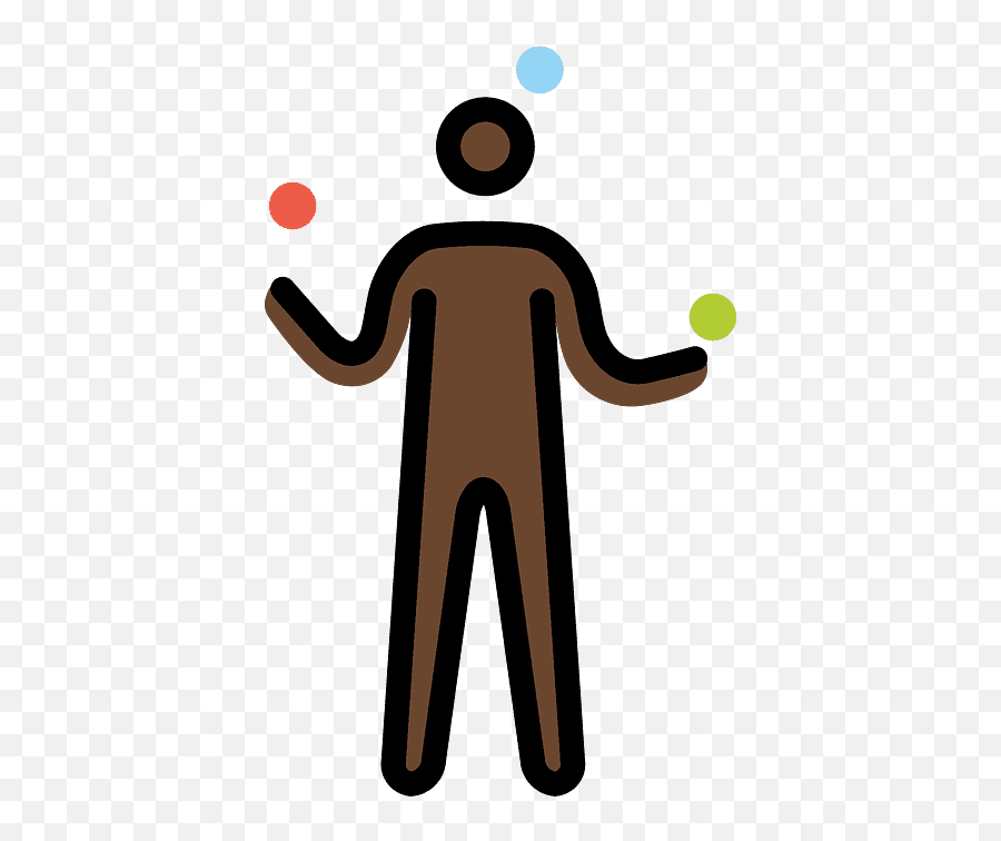 Man Juggling Emoji Clipart - Juggling,Male Sign Emoji