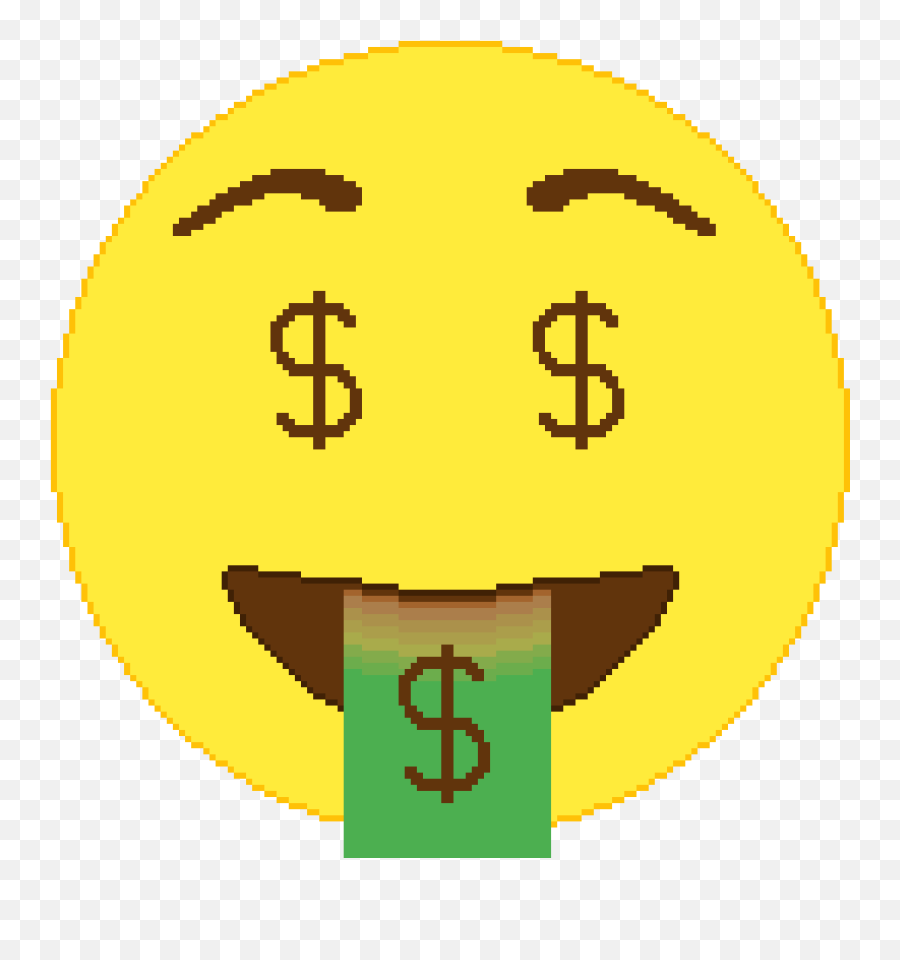 Pixilart - Emoji Face Money Png,Pleased Emoji