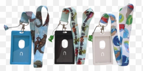 Dinosaurs Lanyard Key chain ID Card Badge Holder Protector - Mobile Phone Case Emoji