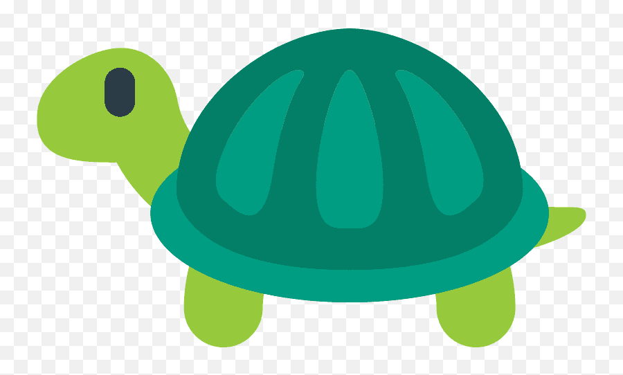 Turtle Emoji Clipart - Turtle Emoji With Transparent Background,Sea Turtle Emoji