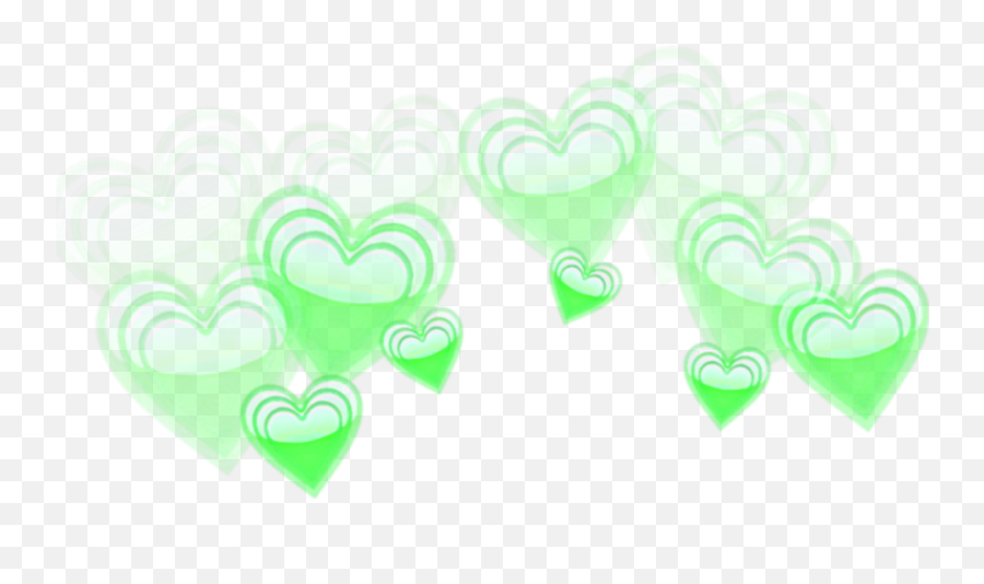 Download - Green Heart Emoji Crown Png,Green Emoji