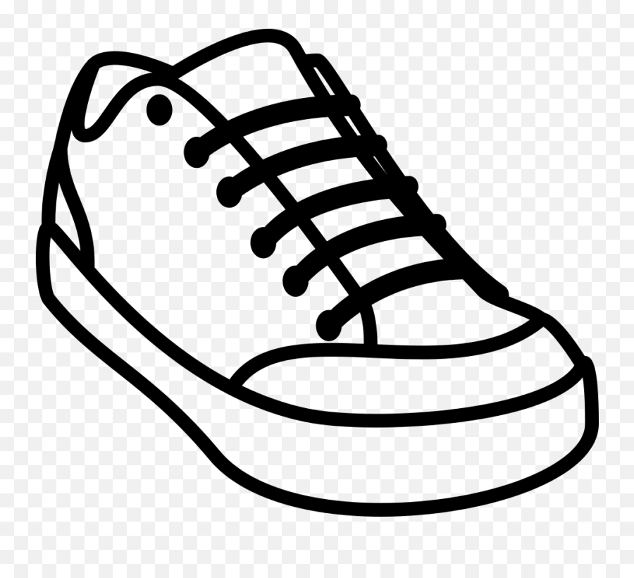 Emojione Bw 1f45f - Black And White Shoes Emoji,Shoe Emoji