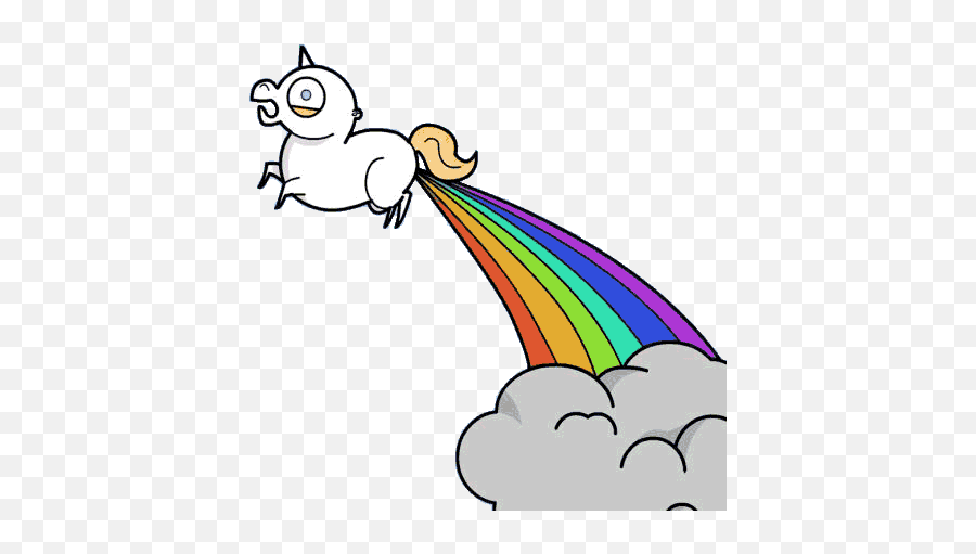 Fucf47 - Unicorn Rainbow Fart Emoji,Pole Dancing Emoji