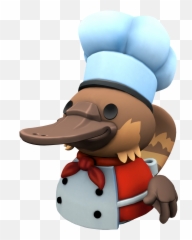 If You Are Too Hot Invite More People - Overcooked 2 Platypus Chef Emoji,Platypus Emoji