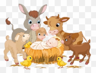 Nativity - Baby Jesus With Animals Emoji