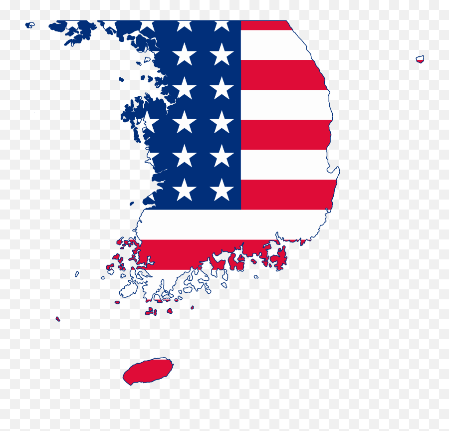 Flag Map Of United States Military Government Of Korea - United States Of Korea Emoji,Korean Flag Emoji
