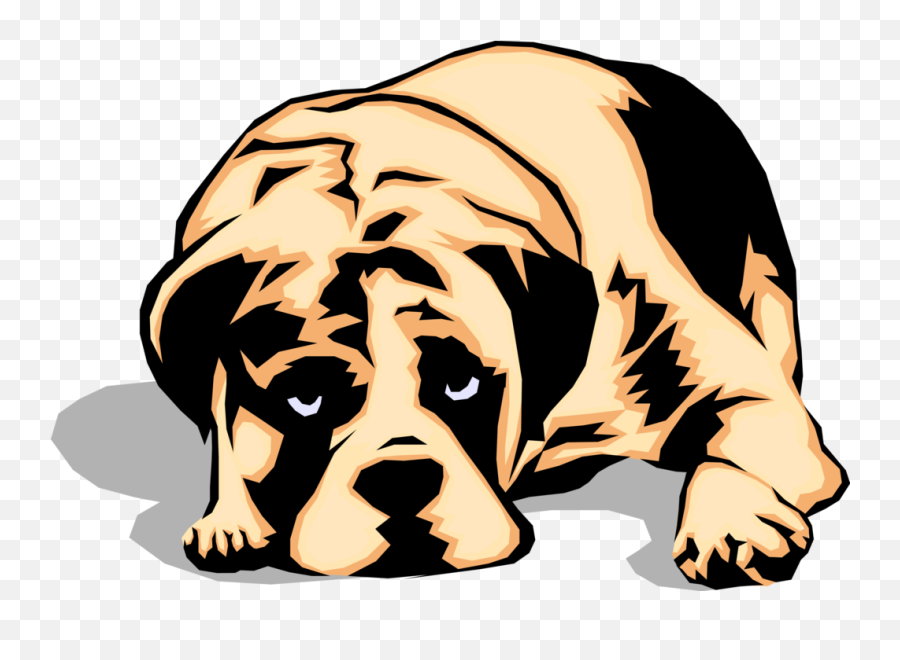 Sad Looking Family Pet Puppy - Sad Dog Clipart Emoji,Sad Dog Emoji