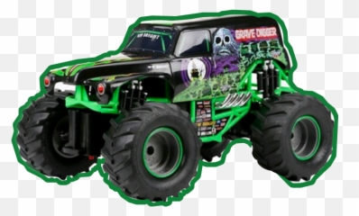 Truck Monstertruck - Grave Digger Emoji,Monster Truck Emoji