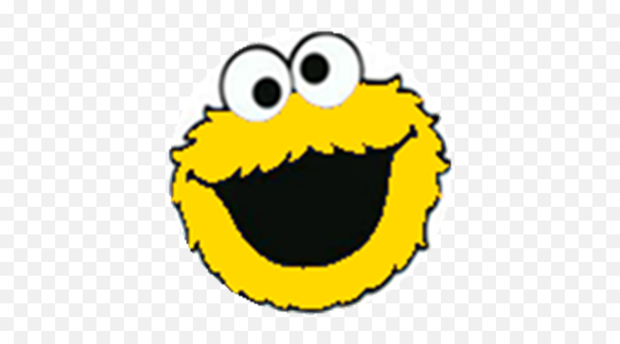 Yellow Cookie Monster - Cookie Monster Face Drawings Emoji,Cookie Monster Emoticon