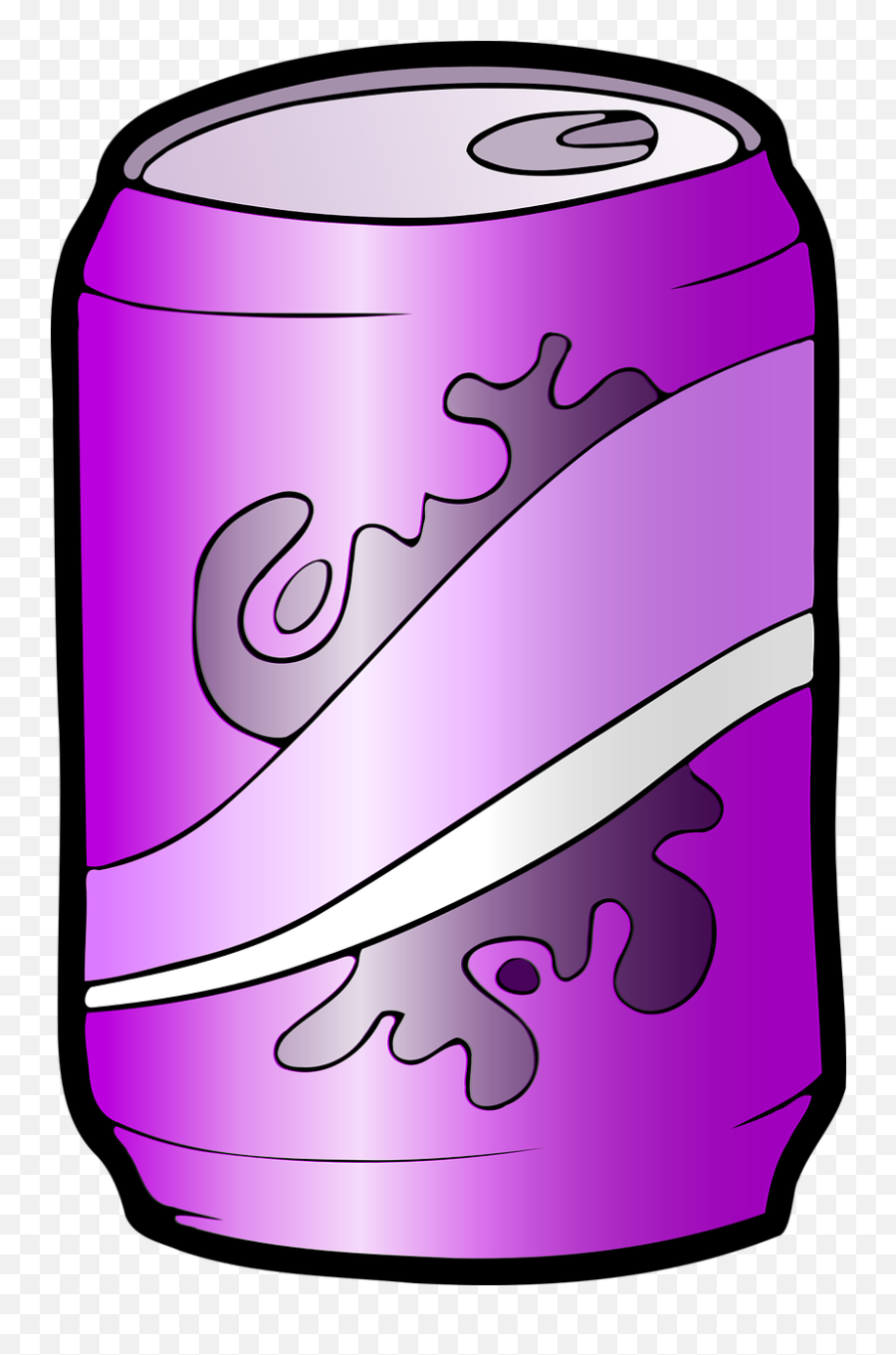 Cola Drink Junk Food Pop Refreshment - Clipart Can Of Soda Emoji,Chicken Fries Emojis