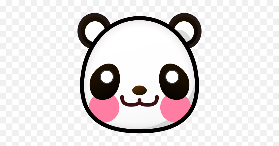 Panda Face Emoji For Facebook Email Sms - Panda Emojisi,Panda Emoji