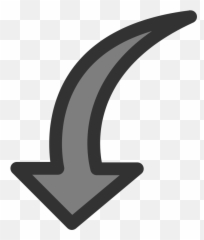 Arrows Clipart Clipartfest Art Left And - Curved Down Emoji