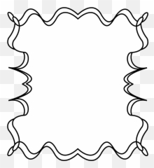Squiggle Frame Clipart - Frame Zigzag Emoji,Squiggle Emoji