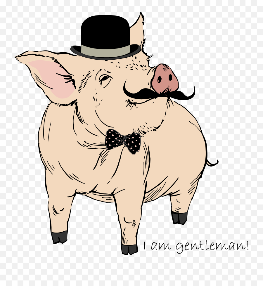 Printmaking Vector Pig Drawing - Animal Farm Pig Png Emoji,Candy Face Lemon Pig Emoji