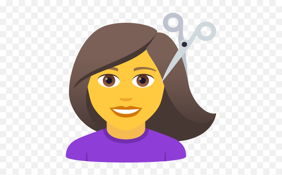Woman Gets Her Hair Cut To - Gif Person Tipping Hand Animation Emoji,Walking Girl Emoji
