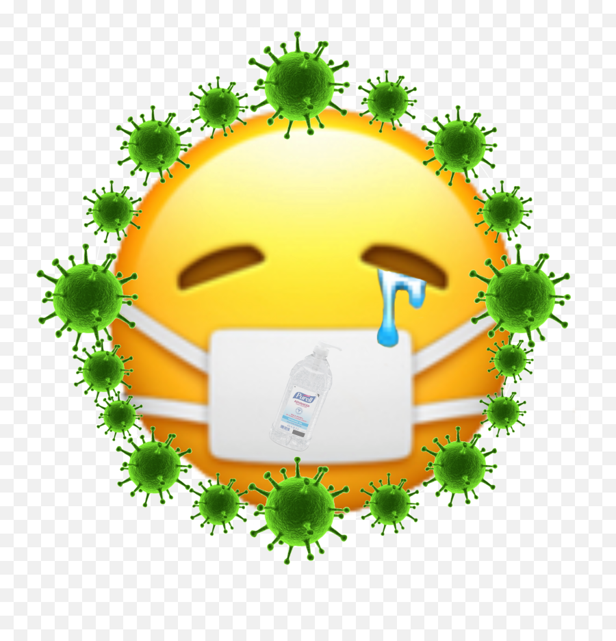 Corona Sick Mask Emoji Emojimaker - Emoji Mask Sick,Emoji Sick