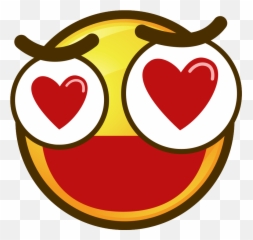 Free Emoji Circle Face Love Png With - Emojis Dde Amor