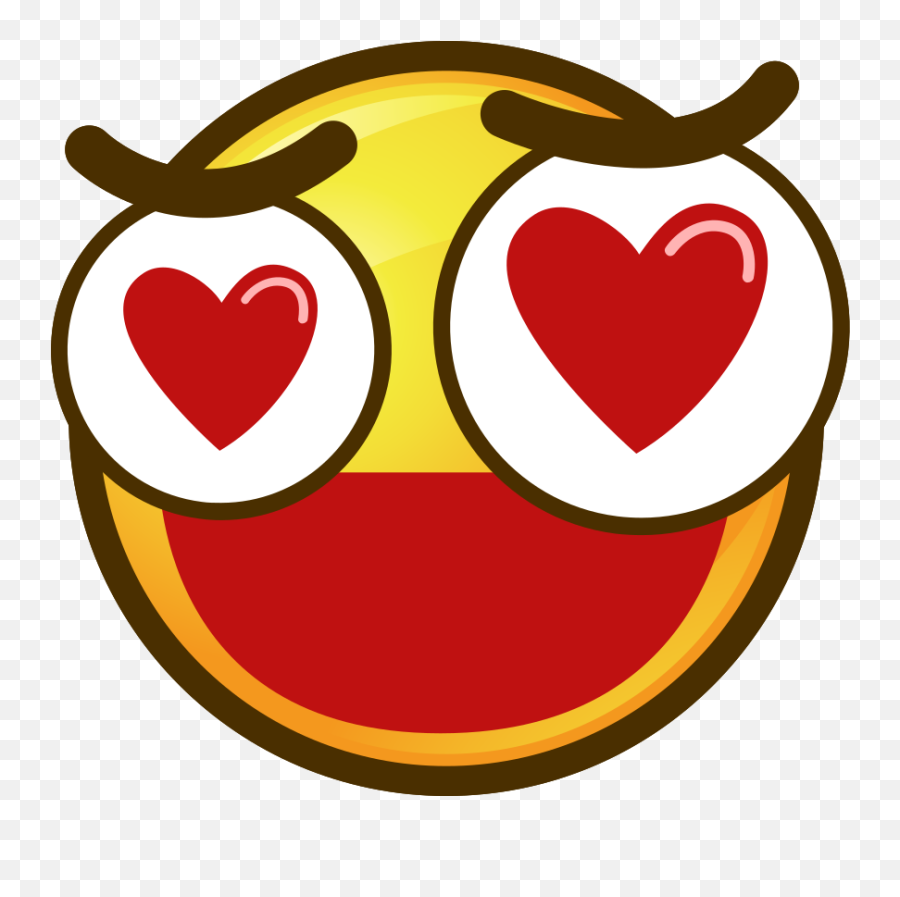 Free Emoji Circle Face Love Png With - Emojis Dde Amor Png,Love Emoticons For Texting