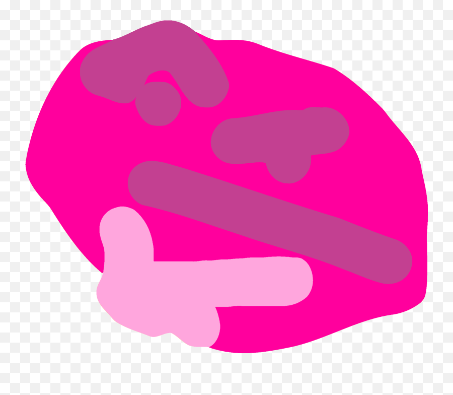 Thinking Emoji - Clip Art,Hyperthink Emoji