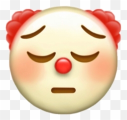 Clown Mood Sticker - Meme Emoji