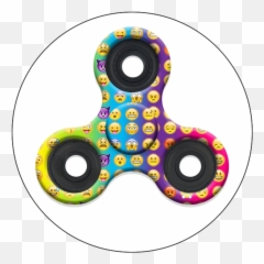 Fidget Spinner Trophy On Marble Base - Emoji Png