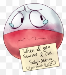 Poke - Pokemon Self Destruct Emoji,Pout Emoticon