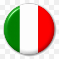 Small 25mm Lapel Pin Button Badge Novelty Italy - Italian Flag In Circle Emoji