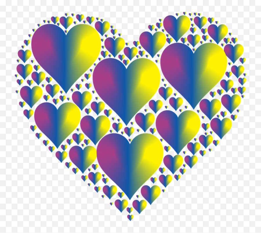 Free Fractal Art Vectors - Colored Hearts Emoji,Marijuana Emoji