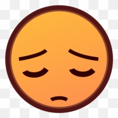 Pensive Face Emoji For Facebook Email Sms - Picc
