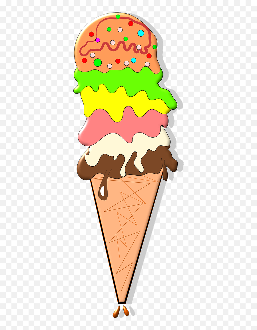 Ice Cream Cartoon Ice Food Snack - Ice Cream Cartoon Emoji,Emoji Chocolate Ice Cream