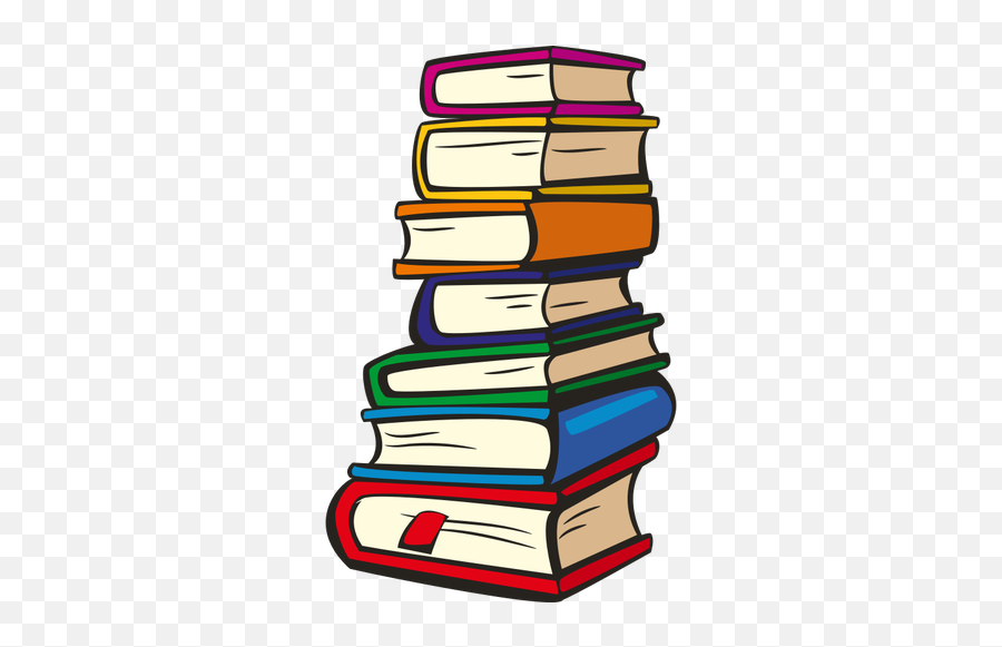 Stack Of Books Vector Illustration - Clip Art Library Books Emoji,Stack Of Books Emoji