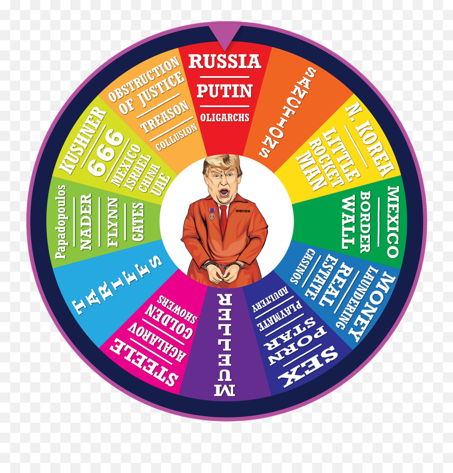 Donald Trump President Wheel Fortune - Trump Wall Wheel Emoji,Donald Duck Emoji